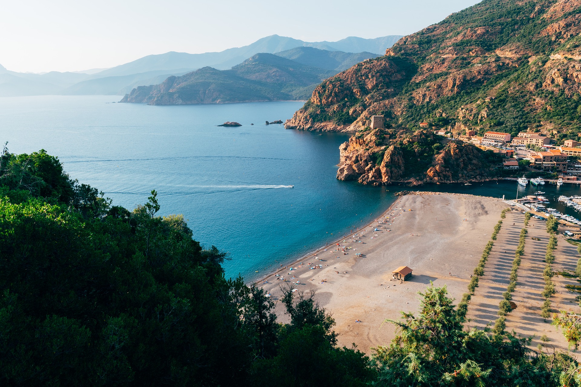Belle vue de la Corse