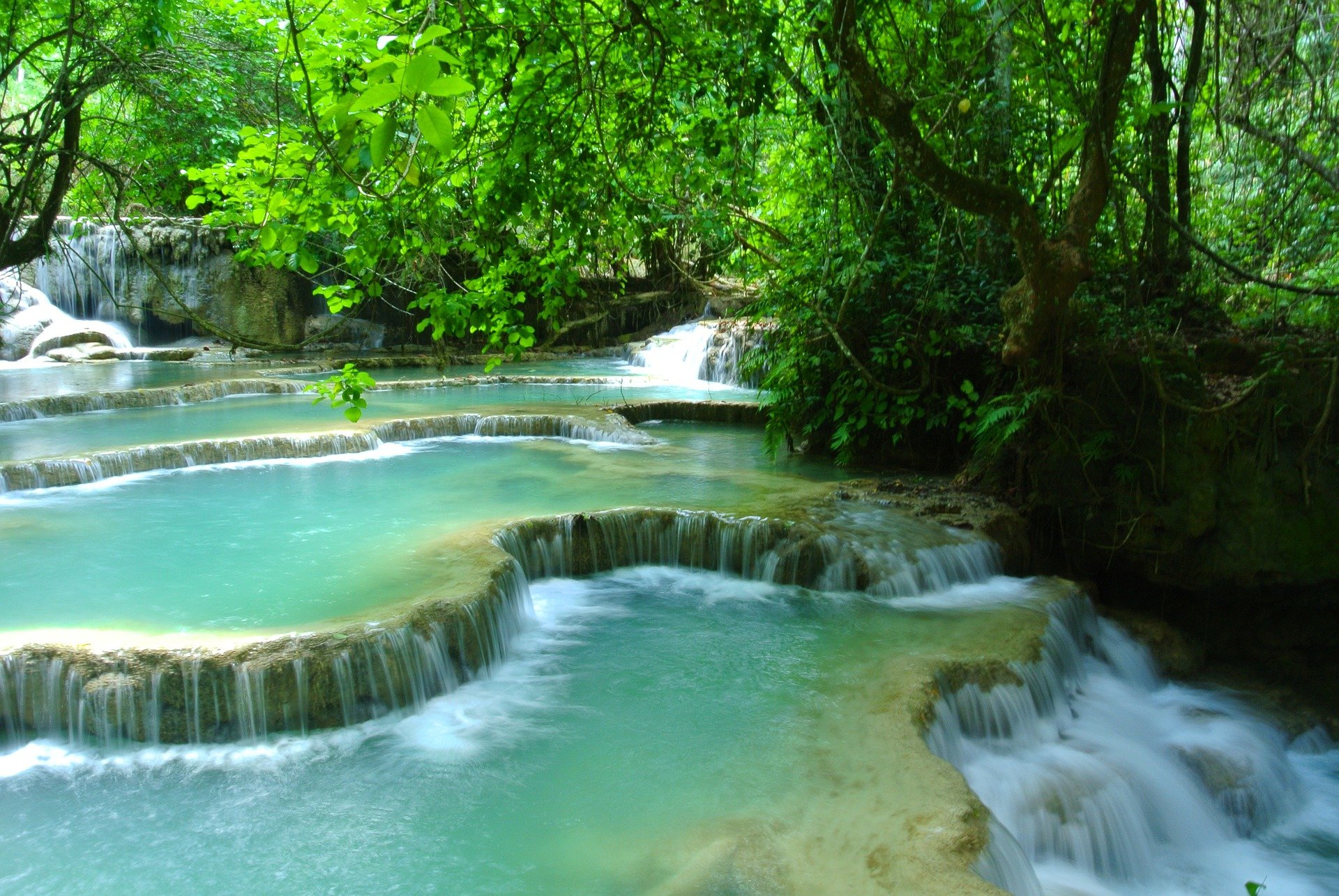 waterfall Laos
